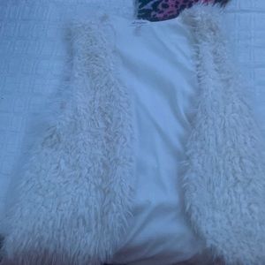 self esteem faux fur vest medium.
